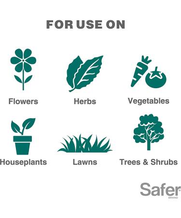 Safer Brand Neem Oil Concentrate Insecticide Miticide Fungicide for Plants | Organic OMRI Listed Solution for Insects, Mites, and Fungal Disease - Buy Online on GoSupps.com