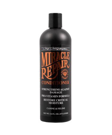 Chris Christensen Diamond Series Miracle Repair Conditioner - Professional dog care conditioner for repaired and smooth fur - depth effect and long -lasting stock size 473ml