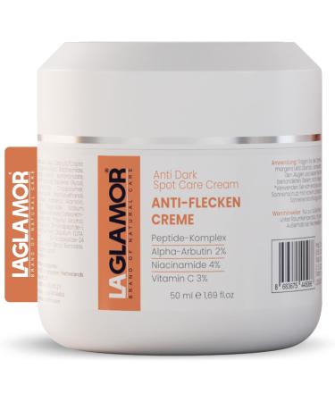 LAGLAMOR Vitamin C Spot Cream Dark Spot Remover for Face and Body Anti Aging Face Cream Day & Night Suitable for All Skin Types Niacinamide & Alpha-Arbutin - Aloe Vera 50ml - Buy Online on GoSupps.com