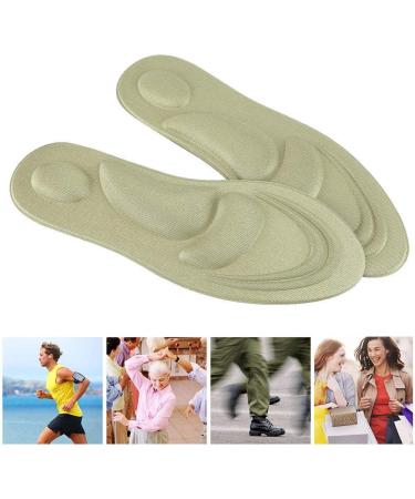 Orthotic Arch Support Insole for Flat Feet - Memory Foam Shoe Pad for Plantar Fasciitis Comfort | Women s Gold Accessory - Buy Online on GoSupps.com