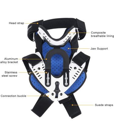 Foojo Halskrause - Adjustable Neck Tractor for Spine Pain Relief | Comfortable & Effective Work Support - Buy Online on GoSupps.com
