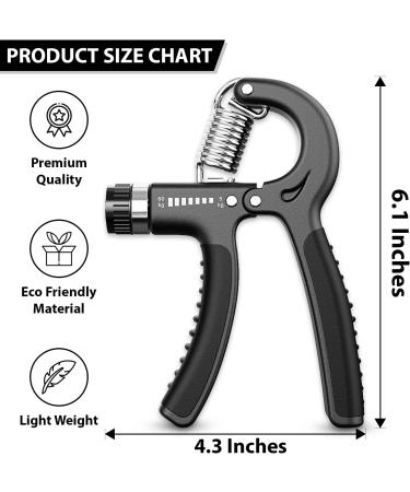 Adjustable Forearm Trainer Set (5-60 kg) - Enhance Grip Strength & Rehabilitation + Free E-Book - Buy Online on GoSupps.com