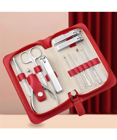 Stainless Steel Nail Clipper Set Beauty Tool Set with Portable Nail Art Tool Red Black Gray Nail Cutting (Color : C3) - Buy Online on GoSupps.com