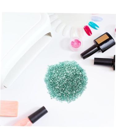 Healvian 1 Nail Gravel Accessories for Nail Accessories Lithops Crushed Decor for Nail Art Nail Art Supplies Diamond Drawing Charms Irregular Nail Charms Nail Art Decors Glass 20.00X12.00X2.00CM Green - Buy Online on GoSupps.com