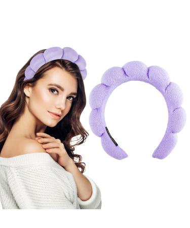 Women Spa Hairband Herring Band Helles Lila Make Up Hairband Soft Sponge Haut Hair Care Hairdresses For Washing the Face Make Up Removing Shower Care - Buy Online on GoSupps.com