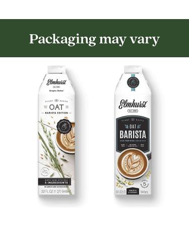 Elmhurst 1925 Barista Edition Oat Milk 32oz (Pack of 6) - Plant-Based & Vegan Options - Buy Online on GoSupps.com