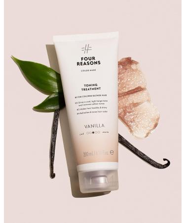 Four Reasons Color Mask - Vanilla Blonde Toning Treatment | Color Depositing Conditioner | 6.76 fl oz Vegan & Cruelty-Free - 19 Colors - Buy Online on GoSupps.com