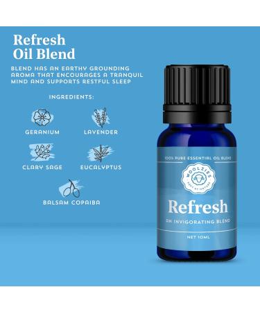 Woolzies Unwind Essential Oil Blend Set - 100% Pure & Natural Therapeutic Grade - Refresh Sea Breeze & Sunshine Blends - 3 Pack of 1 Fl Oz Bottles - Buy Online on GoSupps.com