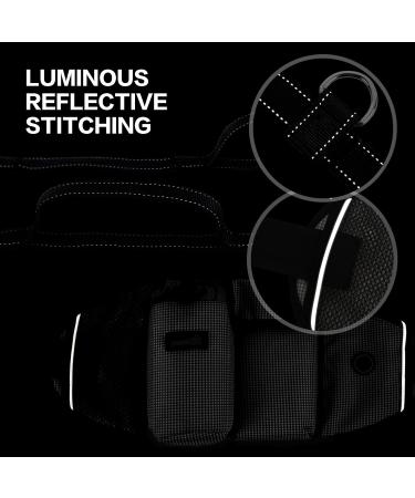 Pecute Dog Leash with Belly Belt - Jogging Leash for Large & Medium Dogs Elastic Running Leash with Belt Bag Supports Up to 110kg - Buy Online on GoSupps.com