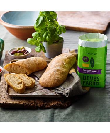 Doves Farm Organic Bread Flour Selection Pack - 2 x Organic Strong White Bread Flour 1.5kg & 2 x Organic Strong Wholemeal Bread Flour 1.5kg | by Alpine Heights - Buy Online on GoSupps.com