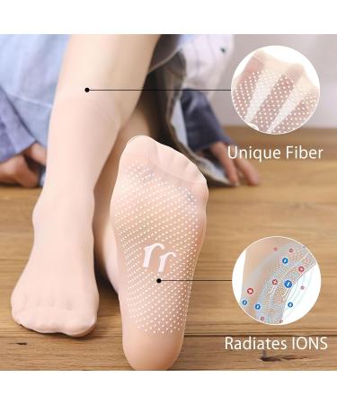 Wokicor Tourmaline Ionic Body Shaping Stretch Socks - 10 Pairs for Summer Detox & Figure-Shaping Therapy - Buy Online on GoSupps.com