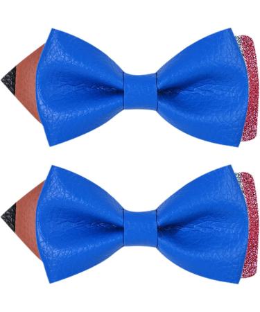 Teacher Hair Clips Pencil Bows Hair Clips for Back to School | School Hair Accessories Strong Hold Claw Clips for Kindergarten Students Cheerleader Girls Blue - Buy Online on GoSupps.com