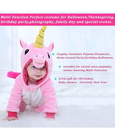 Doladola Baby Unicorn Romper | Hooded Toddler Jumpsuit | 6-12 Months - Buy Online on GoSupps.com