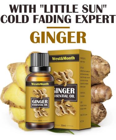 Buy 30ml Water-Soluble Ginger Massage Oil - Soothing Aromatherapy for Neck & Shoulders | International Shipping - Buy Online on GoSupps.com