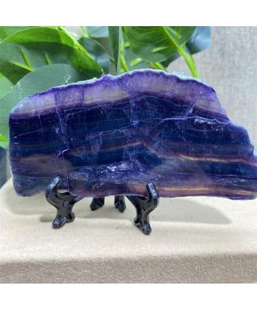 Natural Crystal Rough Natural Sphere Fluorite Natural Stone Crystal Slab Gem Minerals Green Purple Fengshui Souvenirs for Home Decoratiom Accessories 1pc 170-195g - Buy Online on GoSupps.com