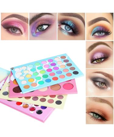 Eyeshadow Palette Highly Pigmented Eye Makeup Palette 121-Colors Ultra Pigmented Powder Bright Vibrant Colors Shades Cosmetics Set for Women/v - Buy Online on GoSupps.com
