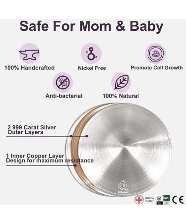 Nipple Shields for Nursing Newborn - Trilaminate 999 Silver Nursing Cups Soothe and Protect Your Nursing Nipple  Newborn Essentials Must Haves Nipple Pads  Nipple Covers Protector for Breastfeeding Trilaminate 999 Silver Xâ¦ - Buy Online on GoSupps.com