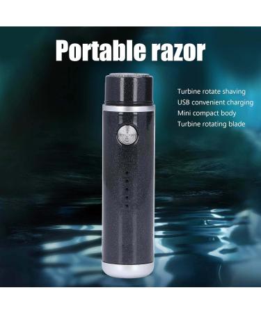 Mini Electric Razor USB Rechargeable Portable Electric Shaver With Double Ring Razor Net 400mah Built-in Lithium Ion Battery Electric Shavers For Men(black) - Buy Online on GoSupps.com