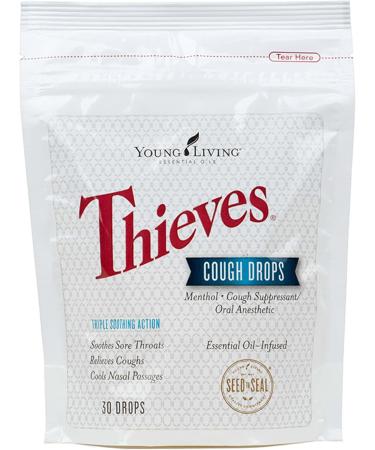 Young Living Thieves Cough Drops - All Natural Essential Oil Infused Remedy - International Shipping Available - Buy Online on GoSupps.com