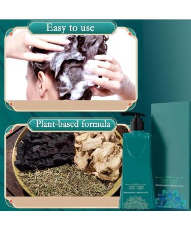 Nbzsmlkn Long Lasting Hair Dye Set Gray Hair Coverage Without Damaging the Scalp Long Lasting and Natural Hair Color Shampoo for Women and Men Brown - Buy Online on GoSupps.com