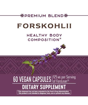 Nature's Way Forskohlii ForsLean 20% Forskolin - 125mg, 60 Count - Natural Weight Loss Supplement - Buy Online on GoSupps.com