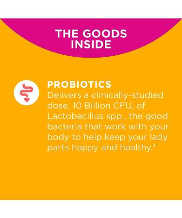 OLLY Happy Hoo-Ha Capsules - Probiotic for Women - 10 Billion CFU - 25 Count - Gluten Free - Buy Online on GoSupps.com