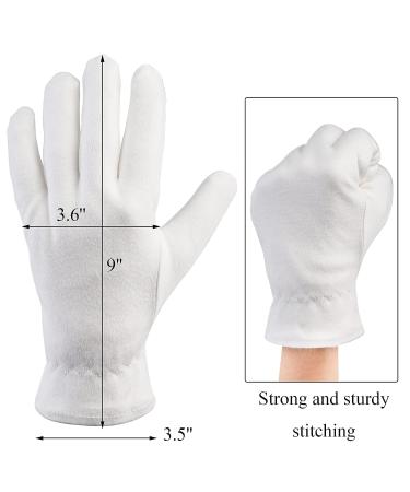 Yesland 12 Pairs Dry Hand Healing Moisturizing Gloves - Extra Thick Cotton Eczema Lotion Gloves - SPA Inspection Gloves for Men and Women - Buy Online on GoSupps.com