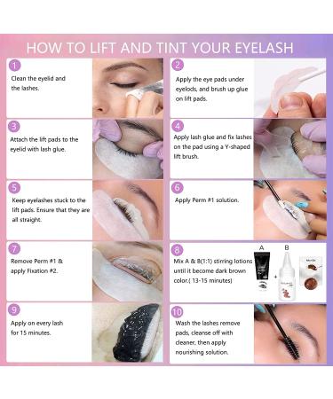 Lash Lift Kit - Aikvigss 4 in 1 Eyelash & Eyebrow Tinting Set | Fast & Effective Lifting for Voluminous Results | Safe Professional Quality - Buy Online on GoSupps.com