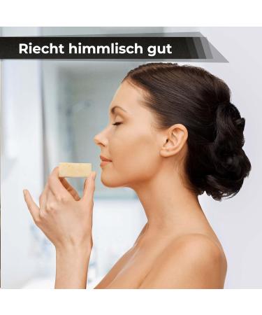 Skineco Natural Soap | Sustainable Shower Soap with Bergamot Argan Coffee Organic Olive Oil | Body Soap | Handmade Natural Cosmetics | Soap for Face and Skin Cleansing | Mild Shower Gel | Vegan - Buy Online on GoSupps.com