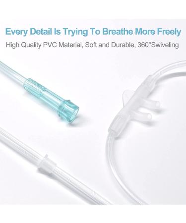 10PCS Adult Soft Nasal Cannula for Oxygen Concentrator - 7 FT Tubing with Nasal Tubing and Connectors - Buy Online on GoSupps.com