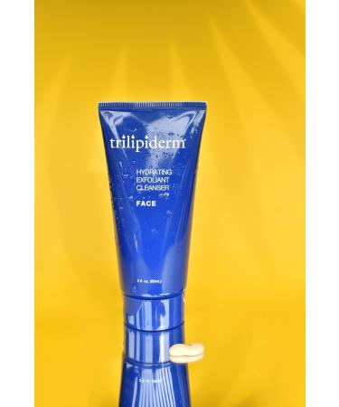 Trilipiderm Hydrating Exfoliant Cleanser Antioxidant-Rich 3-in-1 Body Wash Scrub & Hydrator | 3 Oz Tube - International Shipping Available - Buy Online on GoSupps.com
