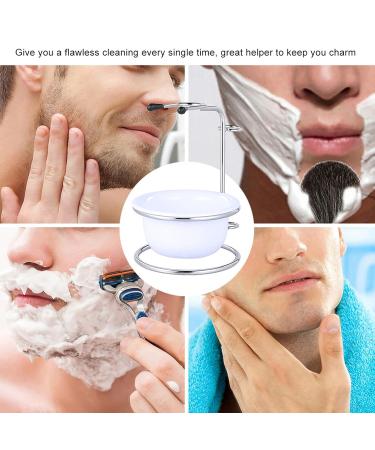 Layhou 2 in 1 Shaving Kit: Men's Shaving Brush Holder Razor Stand & Soap Shell - Ultimate Beard Grooming Tool Set - Buy Online on GoSupps.com