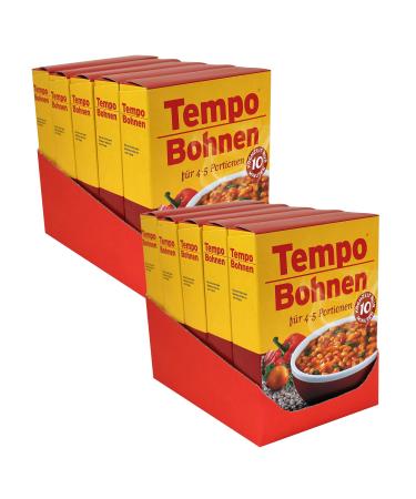 10 packing Tempo beans 10 x 225 g