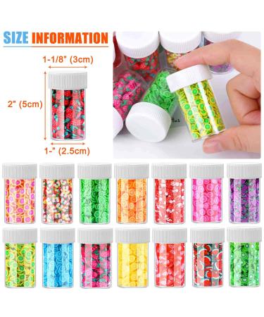 12000 Pcs Assorted Fruit Nail Art Slices - DIY Slime, 3D Polymer, Resin Making Charms for Lip Gloss, Nail Art, Cellphone Decor - 15 Styles by Acejoz - Buy Online on GoSupps.com