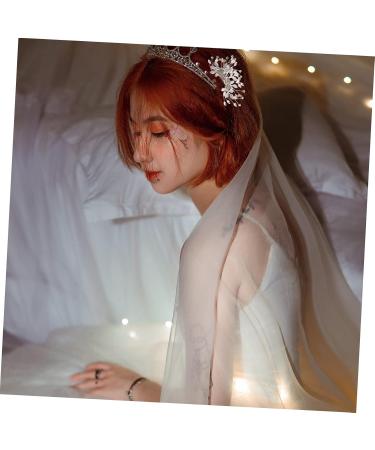 DOITOOL Bridal Hair Comb Hair Comb Bride Wedding Decor Rhinestone Decor Rhinestone Headpiece for Women Wedding Decoration Exquisite Hair Comb Pearl Decor Tiara Rose Hair up Alloy - Buy Online on GoSupps.com