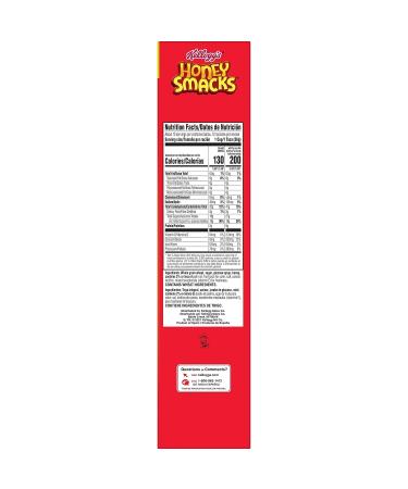 Kellogg's Honey Smacks Cereal 15.3oz Box - Whole Grain Kids Snacks - Large Size Original - Buy Online on GoSupps.com