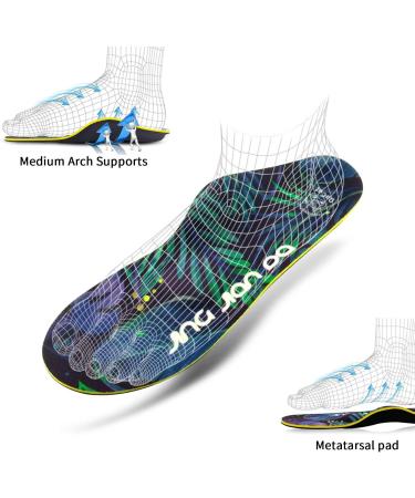Dacat Orthopedic Insoles for Flat Feet & Plantar Fasciitis | Comfort Shoe Inserts for Men & Women | EU Size 46-47 - Heel Spur Relief - Buy Online on GoSupps.com