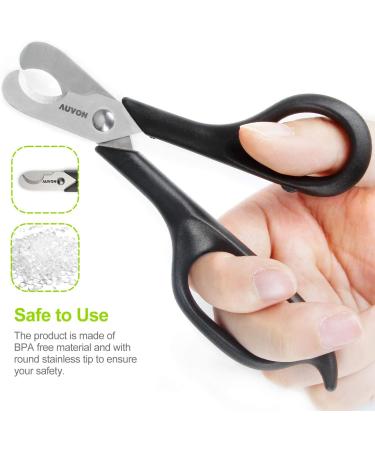 AUVON Scissors-Shaped Pill Cutter - Sharp Blade Pill Splitter for Precise Medication Division - Black - Buy Online on GoSupps.com
