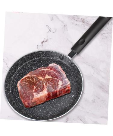 RUNROTOO 1pc maifan cookware Non Sticking Frying pan 12 inch nonstick Frying pan Egg pan Granite Skillet pan pan Cooking pan Non Stick Ceramic Griddle nonstick Skillet deep Steak pan Fried 34x18.5x2cm Black - Buy Online on GoSupps.com