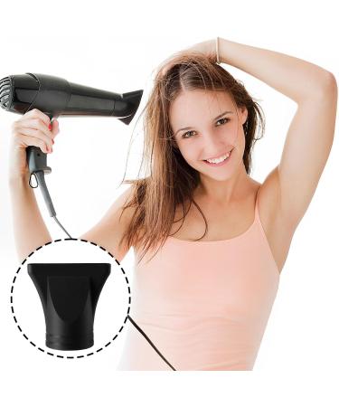 2PCS Professional Salon Hairdressing Tool Not Universal Black Plastic Salon Hair Dryer Nozzle Replacement Blow Flat Hairdressing Salon Styling Tool for Diameter 4.5cm - Buy Online on GoSupps.com