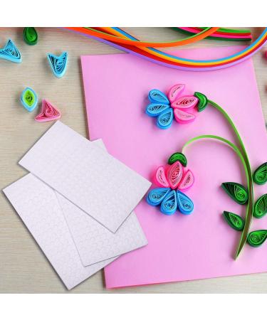 2400 Pieces Foam Dots Dual-Adhesive 3D Foam Tapes Foam Pop Dots Adhesive Mount for Craft DIY Art or Office Supplies  12 Sheets  Round (0.24 Inch) - Buy Online on GoSupps.com