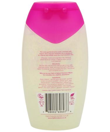 Faith in Nature Organic Feminine Wash 200ml - Natural Intimate Care - Buy Online on GoSupps.com