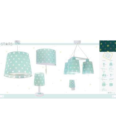 Dalber Children's Wall Lamp - Green Star Design | Kids Wall Light for Brightening Up Rooms - Buy Online on GoSupps.com
