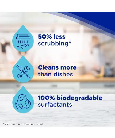 Dawn EZ-Squeeze Ultra Oxi Dish Soap Dishwashing Liquid Lemon Scent 535 ml - Buy Online on GoSupps.com