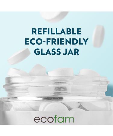 EcoFam Toothpaste Tablets Bubblegum | Nano Hydroxyapatite Toothpaste Tablets Kids - Chewable - Made with Xylitol | Fluoride Free l 90 Tabs Bubblegum 90 Count (Pack of 1) - Buy Online on GoSupps.com