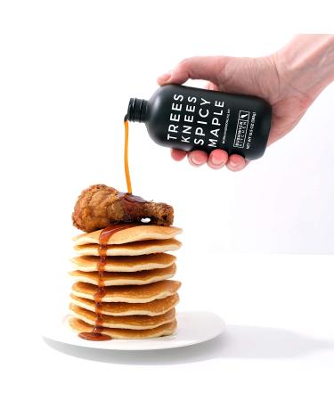 Trees Knees Spicy Maple Chile Infused Organic Maple Syrup - 13.5 oz Bottle - Buy Online on GoSupps.com