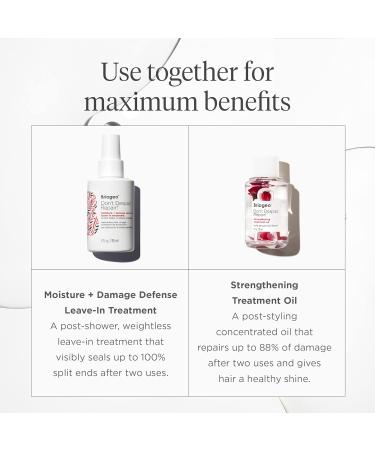 Briogeo Don't Despair Repair Moisture + Damage Defense Traitement sans rin age scelle les pointes fourchues et r pare les cheveux secs et ab m s v g taliens sans phtalates et sans paraben 118 ml - Buy Online on GoSupps.com