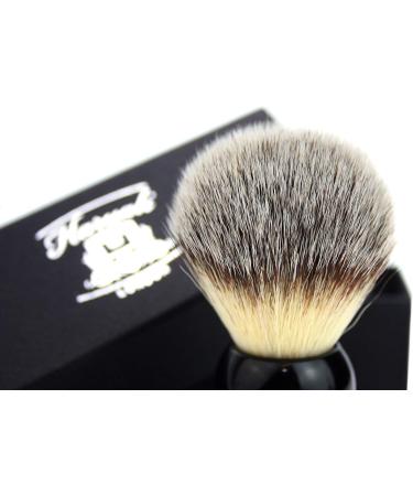 Luxury Shaving Brush for Men Gift Box | Synthetic Hair & Pure Black Handle | Perfect Grooming Gift - Buy Online on GoSupps.com