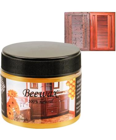 Wood Floor Wax Polish | 80g Multipurpose Furniture Restore Conditioner Home Furniture Protection Beeswax for Cabinets Chairs Wardrobes Tables Rowces - Buy Online on GoSupps.com