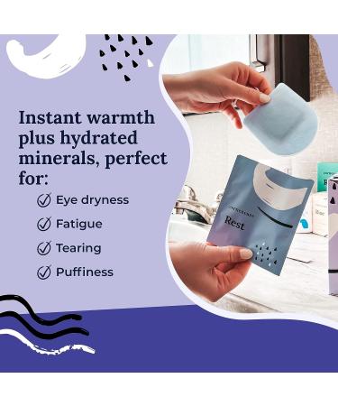 CorneaCare Rest Self Heating Warm Compress for Eyes - 30 Count - Buy Online on GoSupps.com